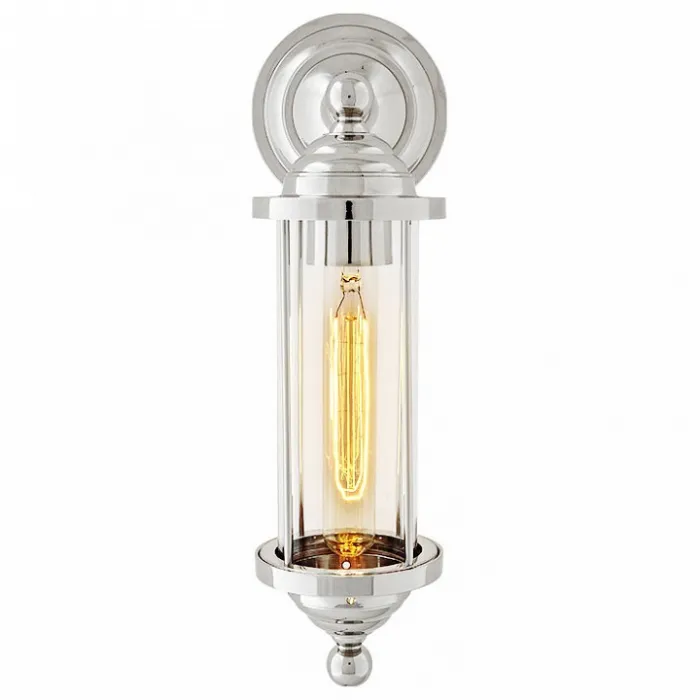 Бра DeLight Collection Clayton KM0816W-1 chrome Цвет арматуры хром Цвет плафонов прозрачный от ImperiumLoft