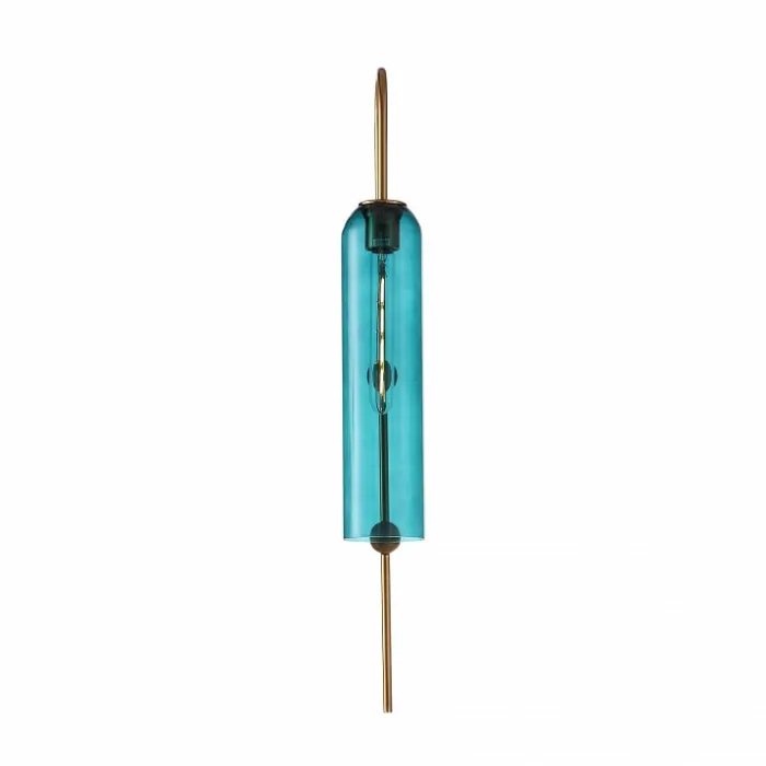 Бра ST-Luce Callana SL1145.381.01 Цвет арматуры латунь Цвет плафонов голубой от ImperiumLoft