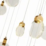 Подвесная люстра ST-Luce Montecelio SL6104.203.16 Цвет арматуры Желтый Цвет плафонов Неокрашенный