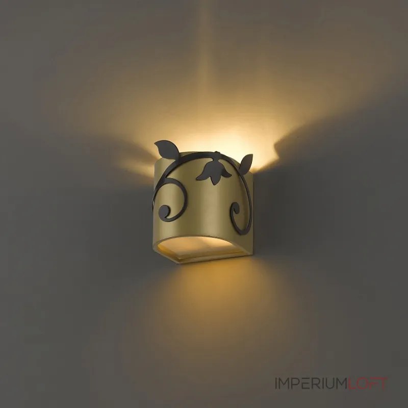 Накладной светильник Favourite Florina 1465-1W Цвет арматуры желтый Цвет плафонов прозрачный от ImperiumLoft Накладной светильник Favourite Florina 1465-1W Цвет арматуры желтый Цвет плафонов прозрачный от ImperiumLoft