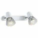 Спот Arte Lamp 9268 A9268AP-2WH Цвет арматуры хром Цвет плафонов хром
