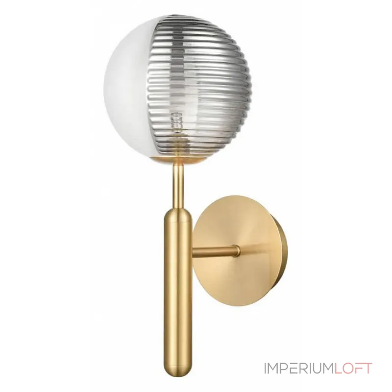 Бра Vele Luce Amore VL5484W01 Цвет арматуры золото Цвет плафонов серый Бра Vele Luce Amore VL5484W01 Цвет арматуры золото Цвет плафонов серый