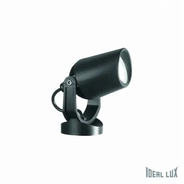Наземный низкий светильник Ideal Lux MINIMAL MINITOMMY PT1 NERO Цвет арматуры черный Цвет плафонов прозрачный