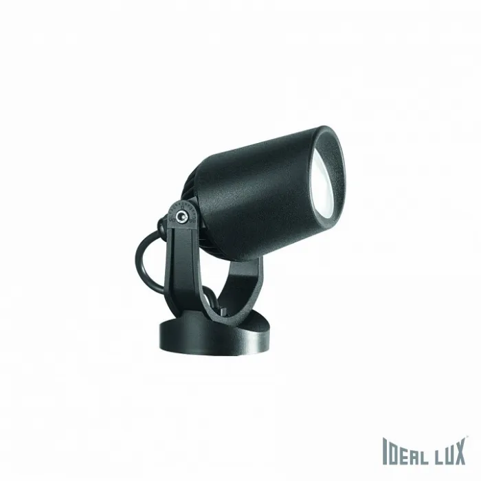 Наземный низкий светильник Ideal Lux MINIMAL MINITOMMY PT1 NERO Цвет арматуры черный Цвет плафонов прозрачный от ImperiumLoft