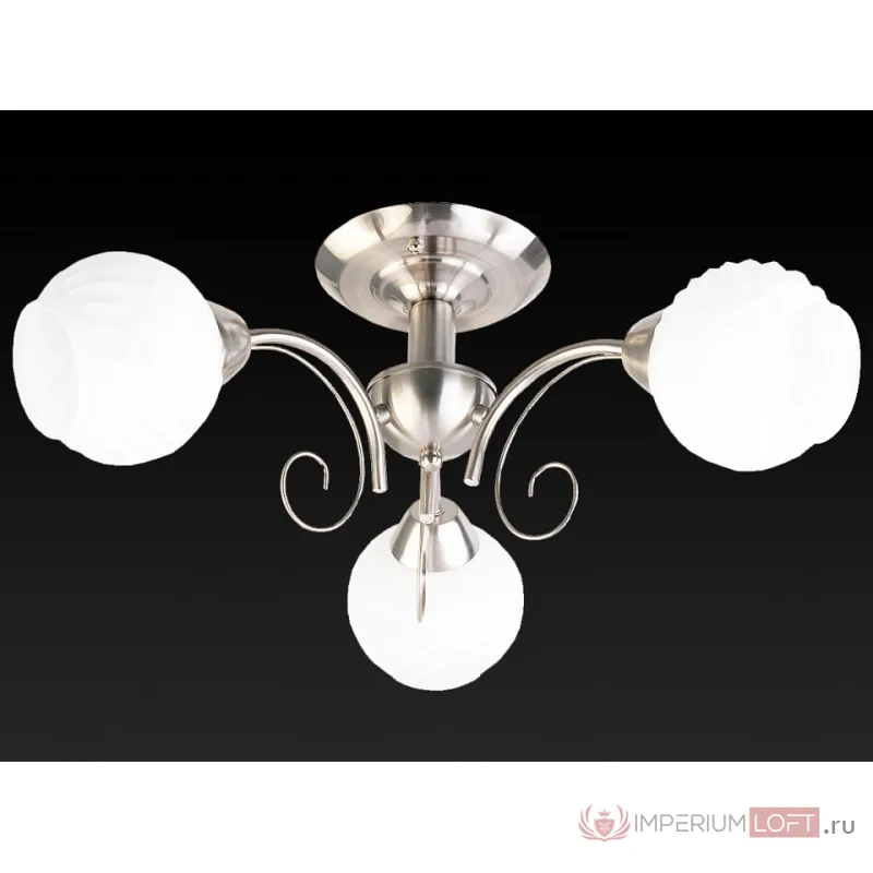 Люстра на штанге TopLight Dana TL3560X-03SN Цвет арматуры никель Цвет плафонов белый от ImperiumLoft