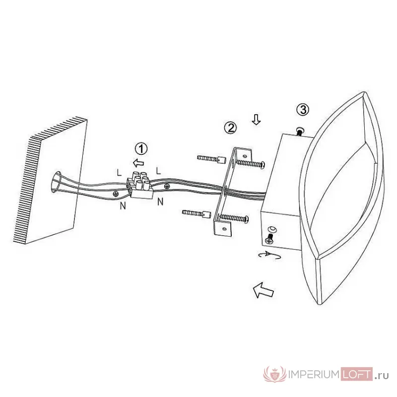 Накладной светильник DesignLed Ole GW-A715-5-WH-WW от ImperiumLoft