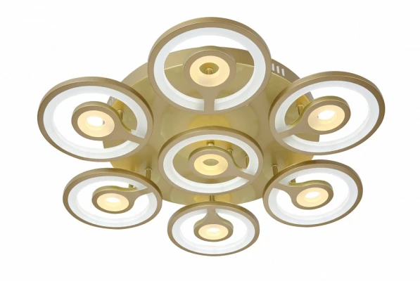 Потолочная люстра Stilfort Andria 2080/03/07C Цвет плафонов белый Цвет арматуры золото