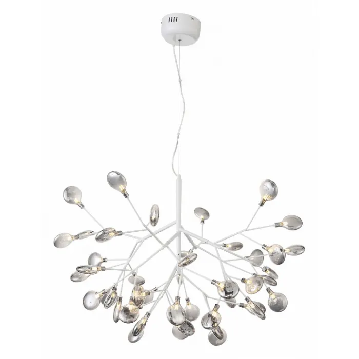 Подвесная люстра ST-Luce Riccardo SL411.513.45 Цвет арматуры белый Цвет плафонов серый от ImperiumLoft