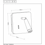 Бра Lucide 77282/03/31 Цвет арматуры белый Цвет плафонов белый