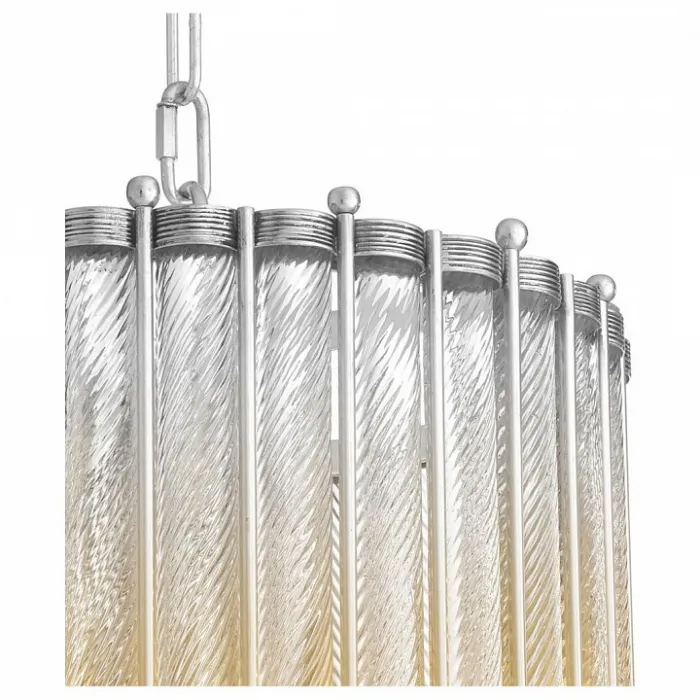Подвесной светильник DeLight Collection Tiziano KG0907P-3 nickel Цвет арматуры никель Цвет плафонов серый от ImperiumLoft