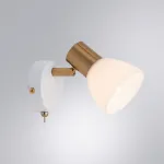 Бра Arte Lamp Falena A3117AP-1WH Цвет арматуры Белый Цвет плафонов Белый от ImperiumLoft