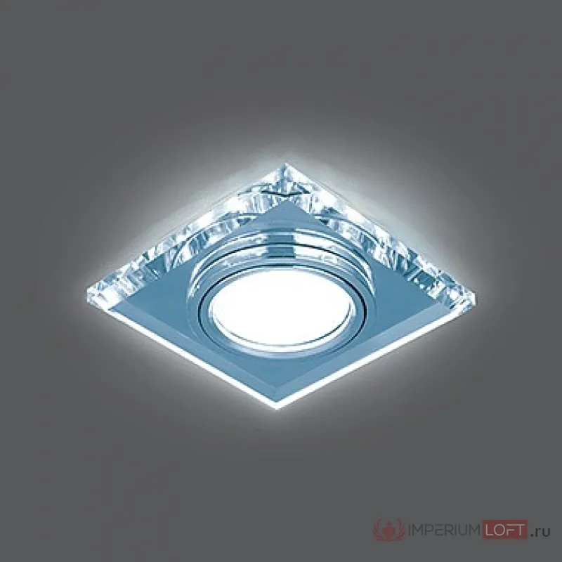 Встраиваемый светильник Gauss Backlight 5 BL062 Цвет плафонов прозрачный Цвет арматуры хром от ImperiumLoft