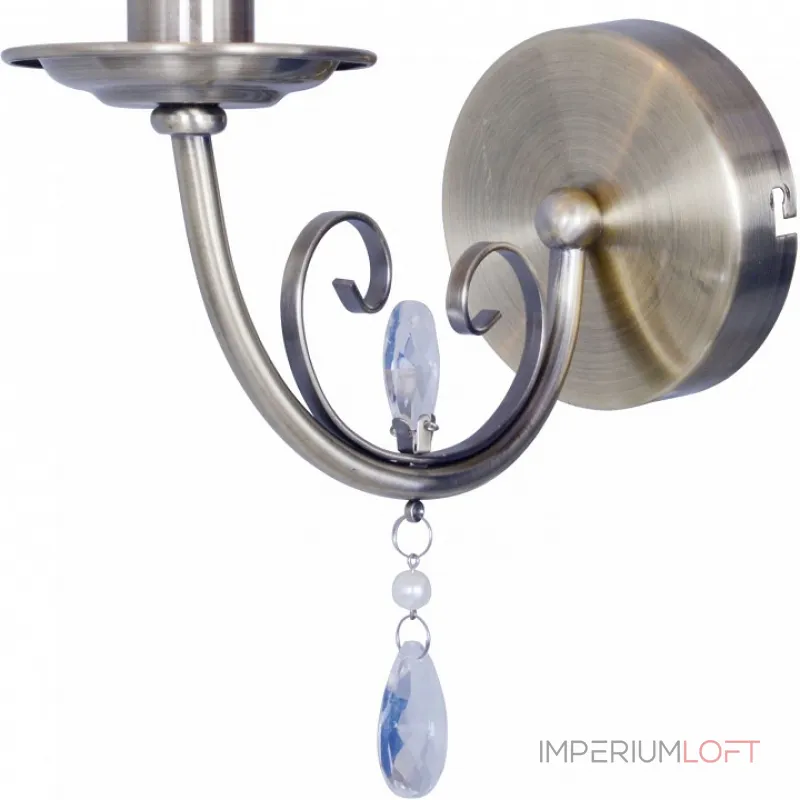 Бра TopLight Gertrude TL1138-1W Цвет арматуры бронза Цвет плафонов белый