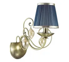 Бра Odeon Light Niagara 3921/1W Цвет арматуры бронза Цвет плафонов синий
