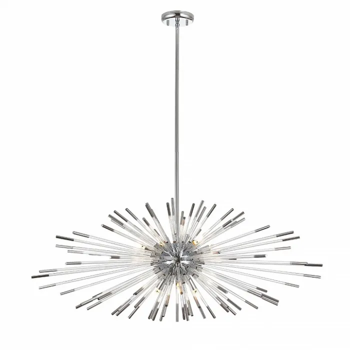 Светильник на штанге ST-Luce Callio SL1097.103.09 Цвет арматуры хром Цвет плафонов прозрачный от ImperiumLoft