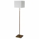 Торшер Arte Lamp North A5896PN-1PB Цвет плафонов белый Цвет арматуры бронза