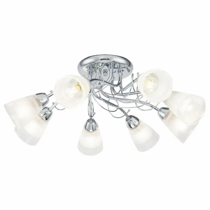 Потолочная люстра Freya Stasya FR5684CL-08CH Цвет арматуры хром Цвет плафонов прозрачный от ImperiumLoft