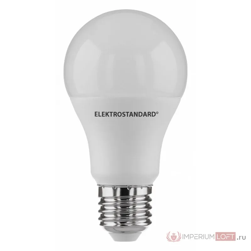 Лампа светодиодная Elektrostandard BLE2722 E27 10Вт 6500K a048527 Цвет арматуры никель Цвет плафонов белый от ImperiumLoft