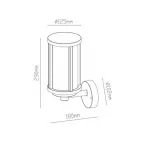 Светильник на штанге Arte Lamp Toronto A1036AL-1BK Цвет плафонов прозрачный Цвет арматуры черный