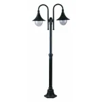 Фонарный столб Arte Lamp Malaga A1086PA-2BG Цвет арматуры медь Цвет плафонов прозрачный