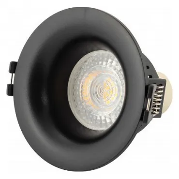 Встраиваемый светильник Denkirs DK3024 DK3024-BK цвет арматуры черный от ImperiumLoft