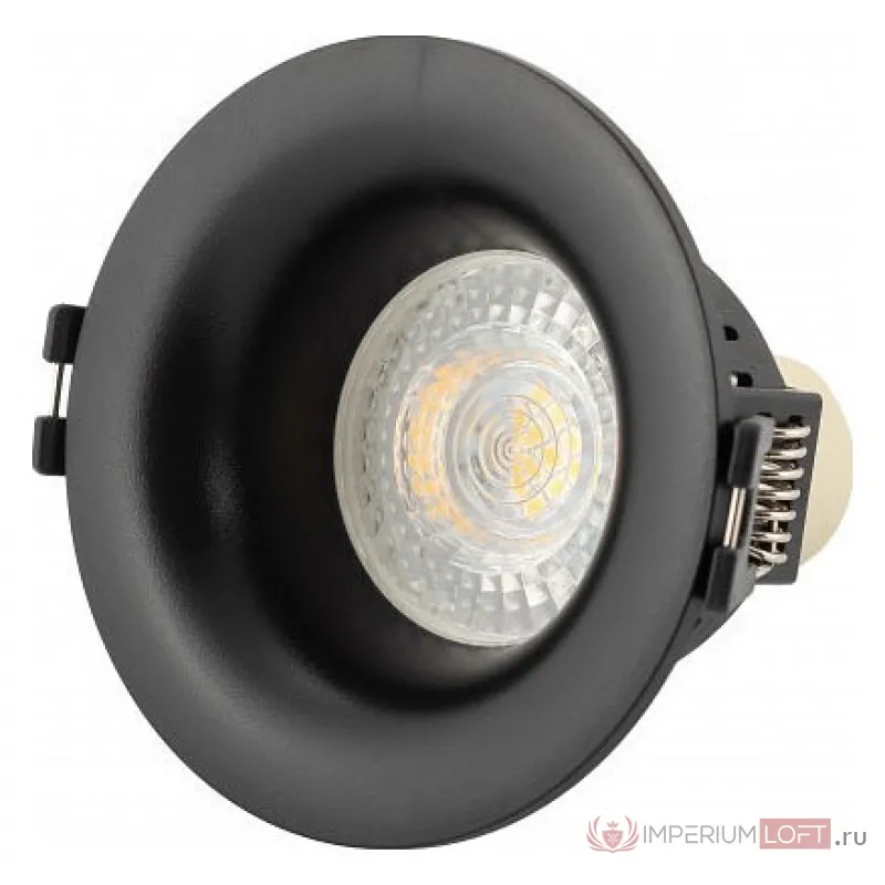 Встраиваемый светильник Denkirs DK3024 DK3024-BK цвет арматуры черный от ImperiumLoft