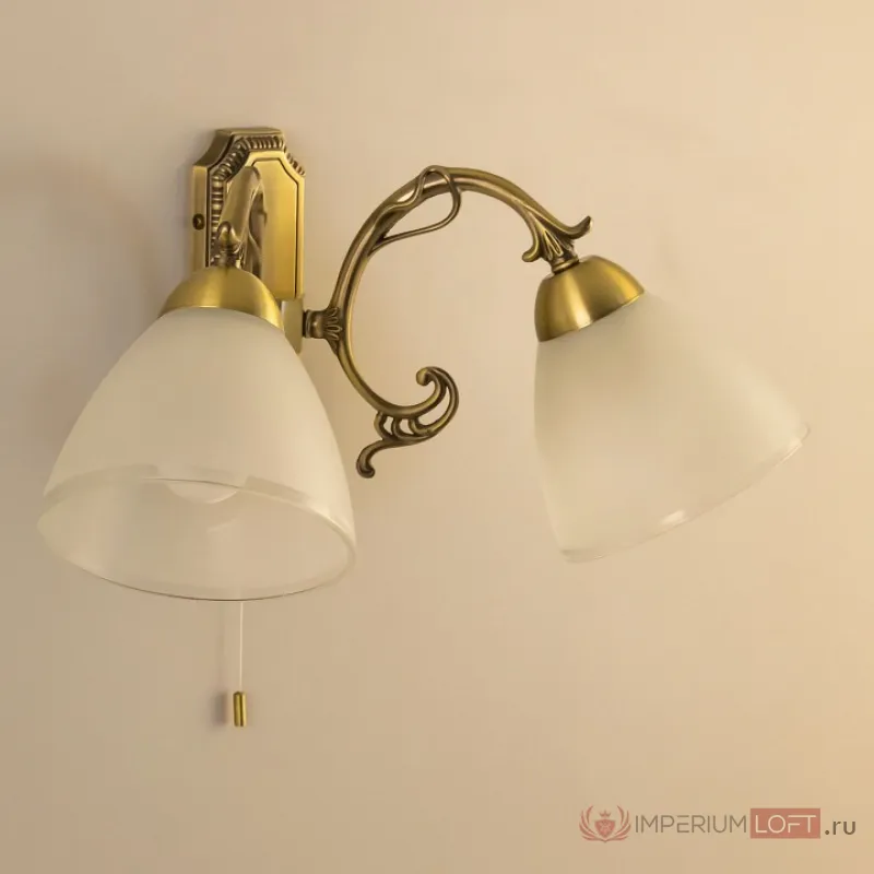 Бра Citilux Латур CL413421 Цвет арматуры бронза Цвет плафонов белый от ImperiumLoft