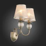 Бра EVOLUCE Grazia SL185.301.02 Цвет арматуры бронза Цвет плафонов коричневый от ImperiumLoft