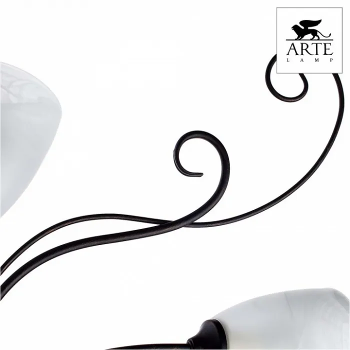 Люстра на штанге Arte Lamp Joy A7310PL-6BR Цвет арматуры коричневый Цвет плафонов белый от ImperiumLoft