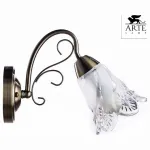 Бра Arte Lamp Fiorita A6273AP-1AB Цвет арматуры бронза Цвет плафонов белый