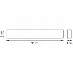Накладной светильник Lightstar Fiume LED 810633 Цвет плафонов коричневый Цвет арматуры хром от ImperiumLoft