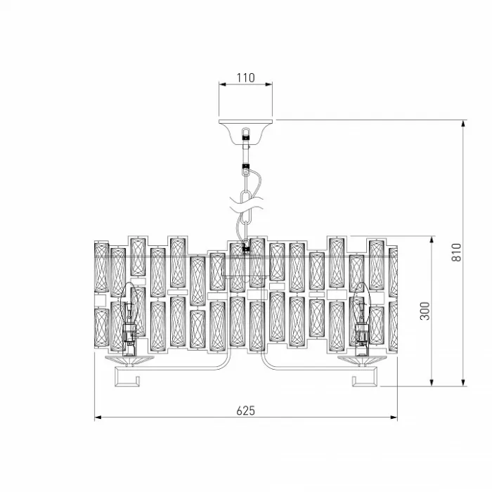 Подвесной светильник Bogate's Frammenti 352/8 Strotskis Smart Цвет плафонов разноцветный от ImperiumLoft