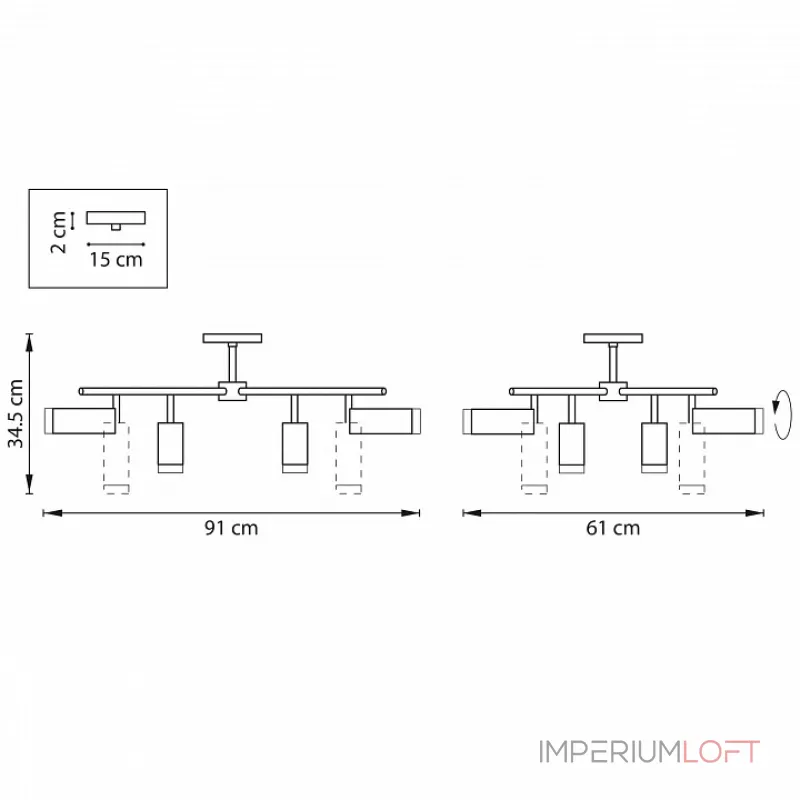 Потолочная люстра Lightstar Rullo LR7283648640 Потолочная люстра Lightstar Rullo LR7283648640