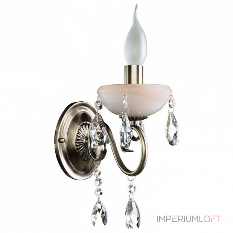 Бра Arte Lamp Onyx A9591AP-1AB Цвет арматуры бронза Цвет плафонов прозрачный