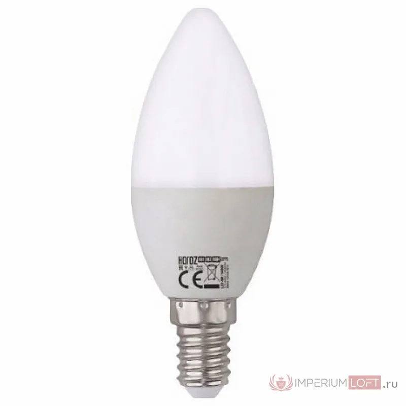 Лампа светодиодная Horoz Electric Ultra E14 10Вт 3000K HRZ11100001 от ImperiumLoft