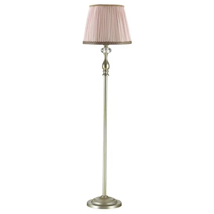 Торшер Odeon Light Aurelia 3390/1F Цвет плафонов коричневый Цвет арматуры серебро от ImperiumLoft