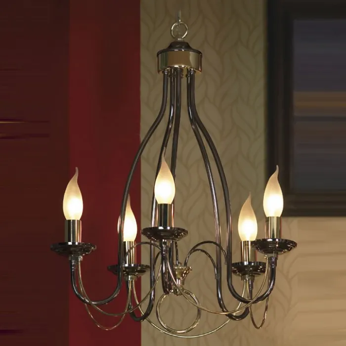 Подвесная люстра Lussole Todi LSA-4613-05 Цвет арматуры золото от ImperiumLoft