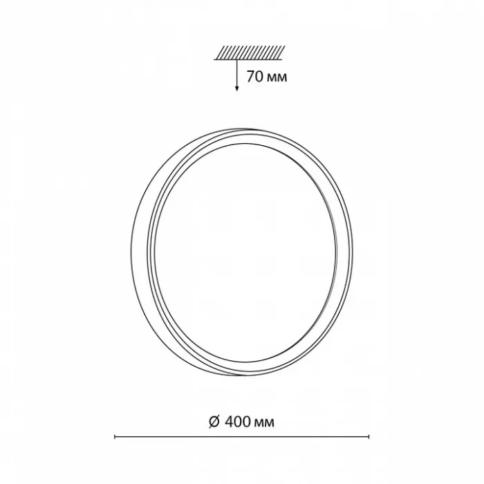 Накладной светильник Sonex Woodi 7627/DL от ImperiumLoft