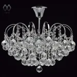 Люстра на штанге MW-Light Жемчуг 232017608 Цвет арматуры хром Цвет плафонов прозрачный от ImperiumLoft