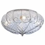 Накладной светильник Arte Lamp Venice A2205PL-4SS Цвет арматуры серебро Цвет плафонов прозрачный