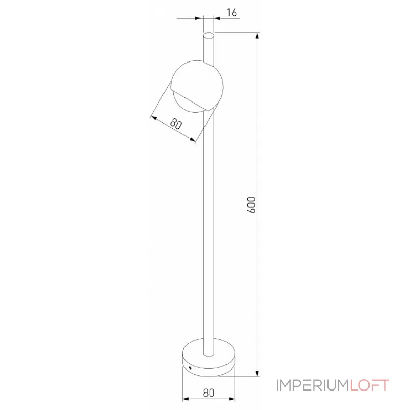 Наземный низкий светильник Elektrostandard Ball Ball LED белый (35143/F)