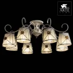 Люстра на штанге Arte Lamp Fortuna A5495PL-8WG Цвет арматуры золото Цвет плафонов белый от ImperiumLoft