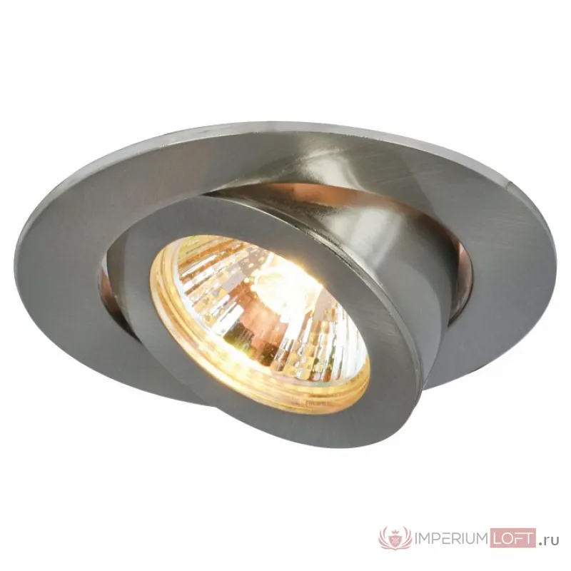 Встраиваемый светильник Arte Lamp Accento A4009PL-1SS Цвет арматуры серебро Цвет плафонов прозрачный от ImperiumLoft