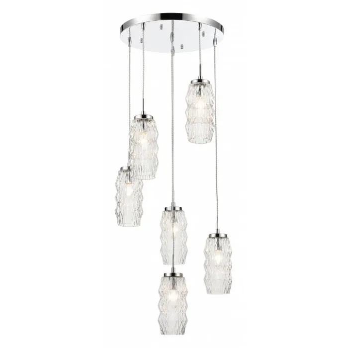Подвесной светильник Vele Luce Lily VL5583P16 Цвет арматуры Серый Цвет плафонов Неокрашенный от ImperiumLoft