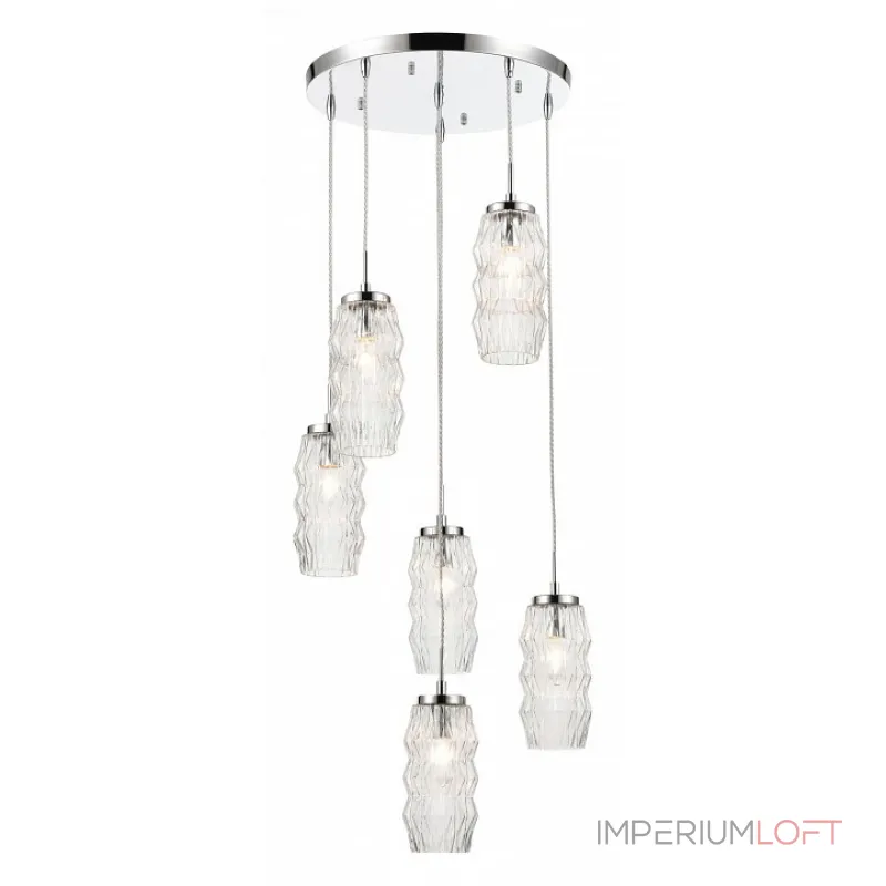 Подвесной светильник Vele Luce Lily VL5583P16 Цвет арматуры Серый Цвет плафонов Неокрашенный от ImperiumLoft Подвесной светильник Vele Luce Lily VL5583P16 Цвет арматуры Серый Цвет плафонов Неокрашенный от ImperiumLoft