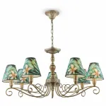 Подвесная люстра Lamp4You Provence 12 E4-07-H-LMP-O-12 Цвет арматуры золото Цвет плафонов разноцветный от ImperiumLoft