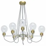 Подвесная люстра MW-Light Атмосфера 699010708 Цвет арматуры бронза Цвет плафонов прозрачный от ImperiumLoft