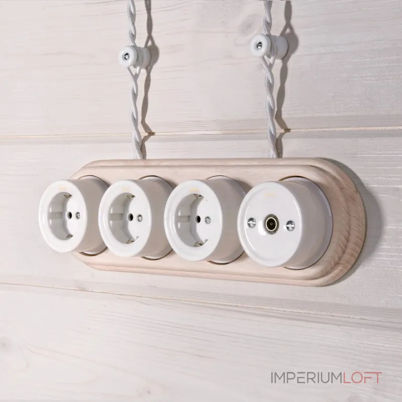 Изолятор керамический Werkel Ретро W6431301 (белый) Изолятор керамический Werkel Ретро W6431301 (белый)