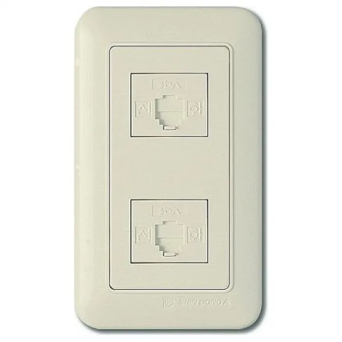 Розетка телефонная RJ-11 Imex 1426 WST 1426 Цвет арматуры кремовый от ImperiumLoft