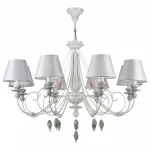 Подвесная люстра Maytoni Adelia ARM540-08-W Цвет арматуры белый Цвет плафонов белый от ImperiumLoft
